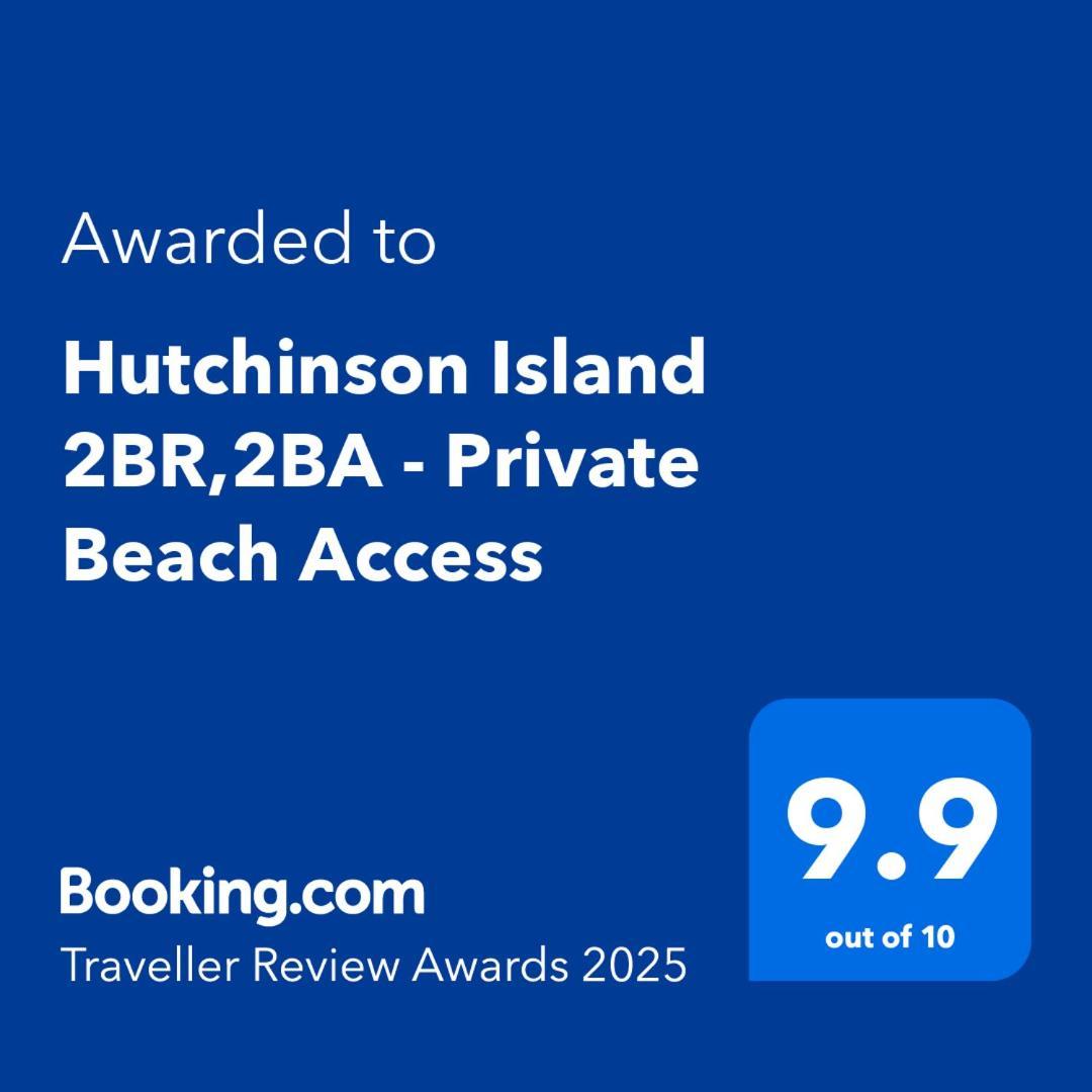 Hutchinson Island 2Br,2Ba - Private Beach Access Fort Pierce Esterno foto